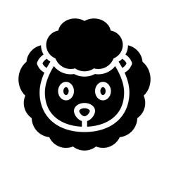 sheep glyph icon