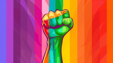 World pride month poster, a rainbow stripe heart and balloons for celebration of lgbtq, a gay pride