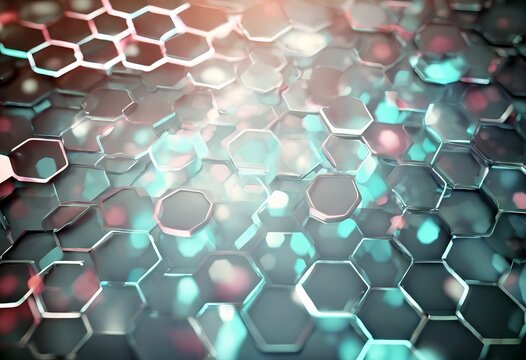'Can illustration Medical hexagon Abstract text background used technology concept show Vector your healthy pattern Texture Design Banner'