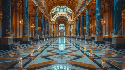 Obraz premium Explore the Smithsonian museums for their architectural beauty and cultural richness. 
