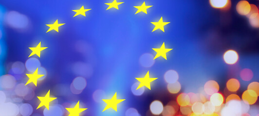 europa bunt vielfalt abstrakt lichter wahlen symbol zeichen © bittedankeschön
