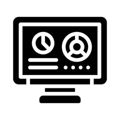 pie chart glyph icon