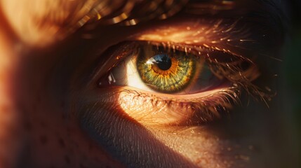 A Close-up of a Human Eye