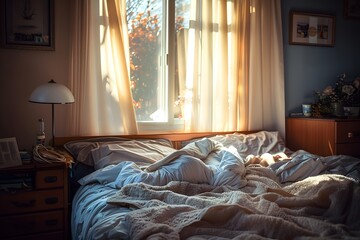 Serene Midday Nap in Soft Daylight