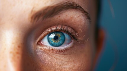 Extreme Close-up of Human Eye