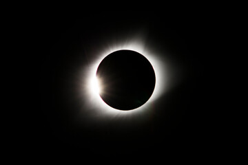 Driggs Idaho, Total Solar Eclipse 2017 - obrazy, fototapety, plakaty