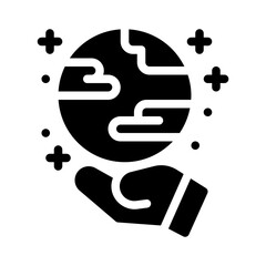 environmentalism glyph icon