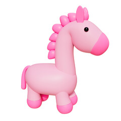 pink horse toy