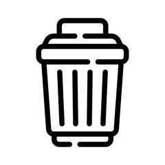 trash can line icon