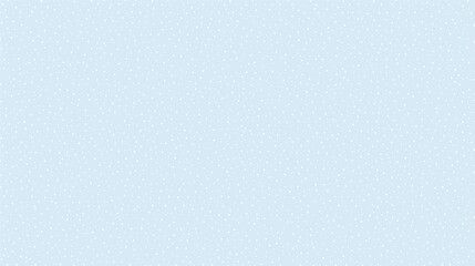 Gentle Snowfall: A Serene Light Blue Background with Numerous Small White Dots, Depicting a Calm and Peaceful Snowfall, Ideal for Winter-Themed Designs or Relaxing Backgrounds