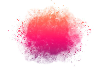 abstract watercolor stain isolated from background