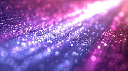   A crisp image showcases a purple and pink backdrop featuring subtle scattered lights on the left side