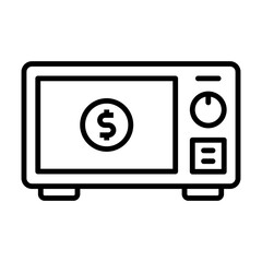 Safebox icon. Icons about banking and finance