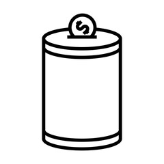 Saving money icon. Icons about banking and finance. Donation icon. 