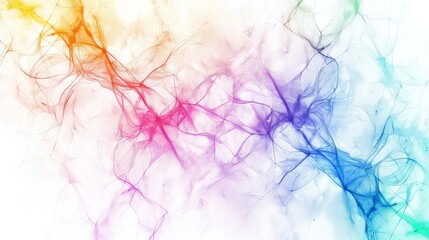 colorful abstract mind connection design background