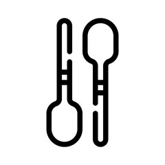 shovel line icon