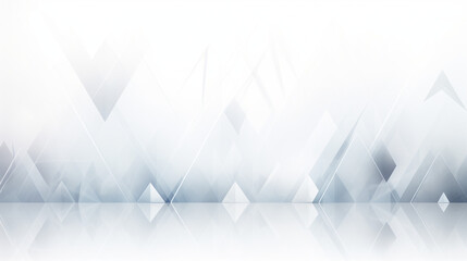 Centered Geometric Triangles: White Paper Background with a Concentration of Geometric Triangles in the Middle, Offering a Modern and Symmetrical Design