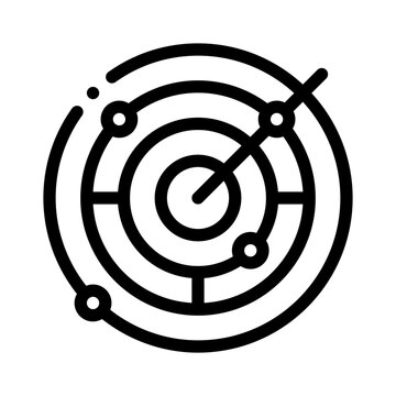 black radar screen icon clip art preview