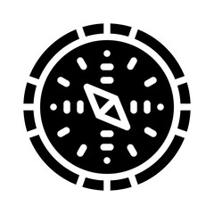 compass glyph icon