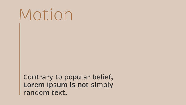Contemporary Type Dynamics | Animated Titles with Control Panels