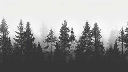 Trees in the Fog