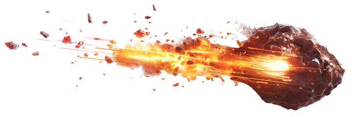 Flying meteor cut out