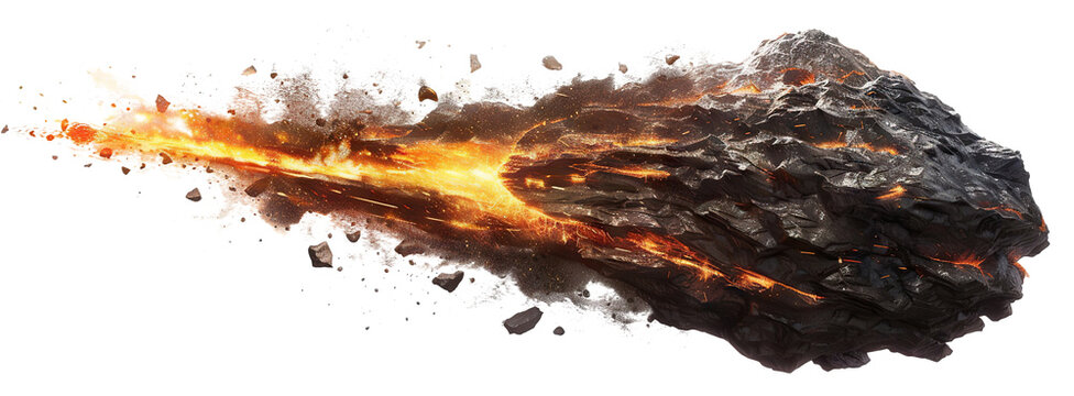 Flying meteor cut out