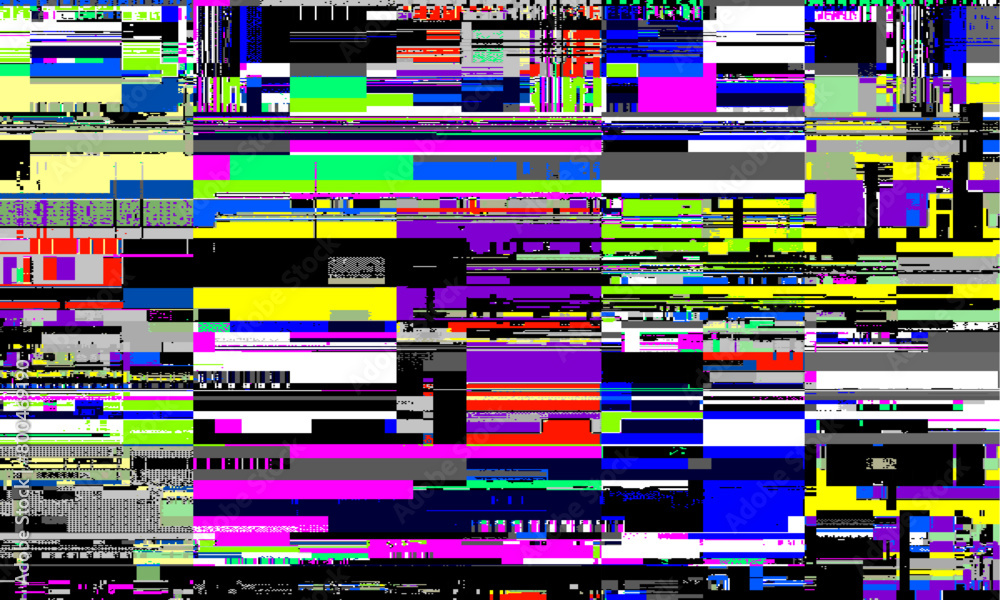 Leinwandbilder pixel pattern of a digital glitch. abstract background, pattern of a digital glitch.