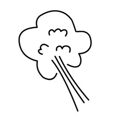 Hand Drawn Doodle Fart 