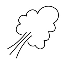 Hand Drawn Doodle Fart 