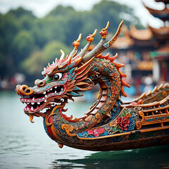 Dragon Boat Festival Copyspace Background