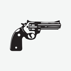 Gun Vector Clipart fire Design Black Color