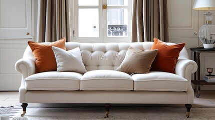 Living Room Sofa Space: Photos showcasing sofas in living rooms with a focus on space utilization