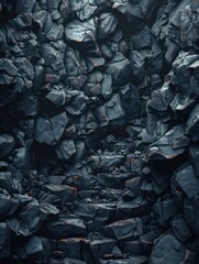 anthracite coal wall texture background