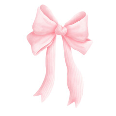 pink ribbon bow