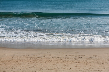 View of the surf on the beach