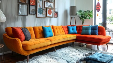 Sectional Sofa Color Options: Images showcasing the different color options for sectional sofas