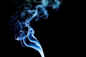 The swirling tendrils of smoke create an ethereal and mysterious atmosphere, evoking a sense of intrigue and wonder.