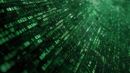 matrix abstract digital background with nice perspective and depth
