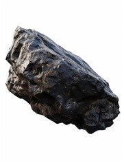 Obraz premium space rock realistic illustration isolated on a white background