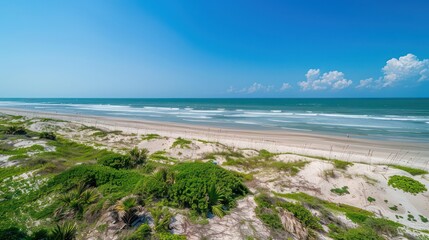 idyllic beachfront house view with a mesmerizing landscape