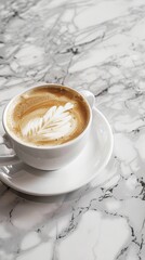 Ephemeral Elixir: Serene Cappuccino Dance