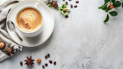 Aromatic Symphony: Cappuccino and Spices
