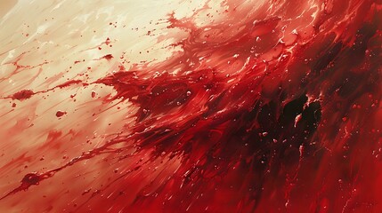 High-Contrast Blood Spatter Image