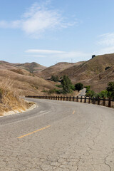 iconic, idyllic, Road of the Bane Canyon in the Chino Hills State Park, California