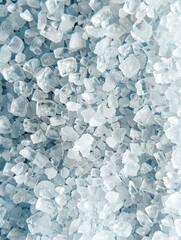 blued white salt background, very professional setting