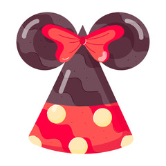 Birthday Hats Flat Stickers 