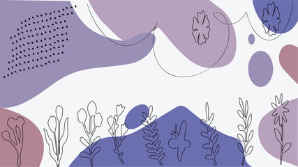 Artistic painted backgrounds illustration with Seamless pattern