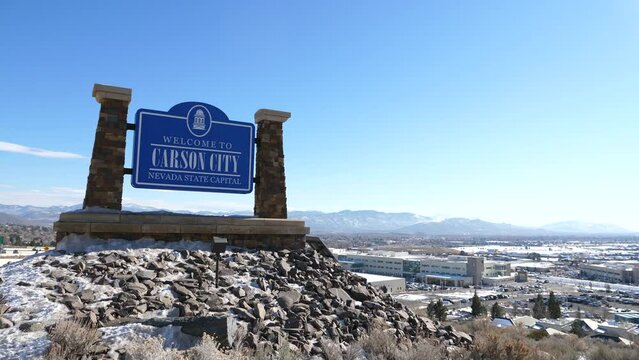 Carson City Welcome Sign