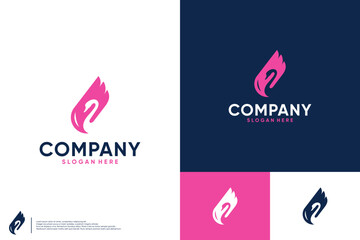 Swan beauty, elegant and luxurious, with a simple and charming style, logo design template.